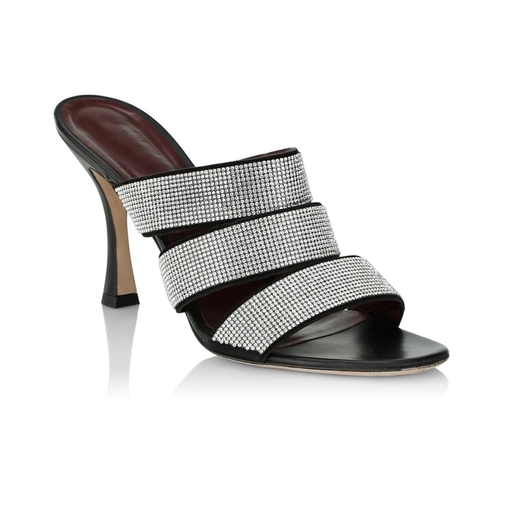 Staud Sonny Rhinestone Mule
